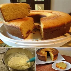 Receita De Bolo de Fubá Caipira