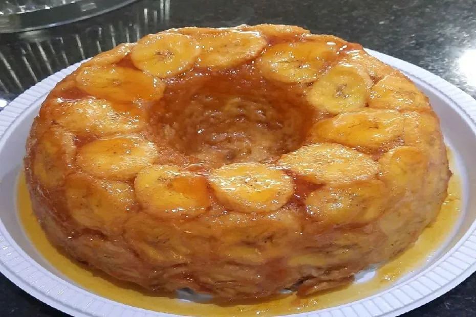 Pudim de Banana Caramelizada