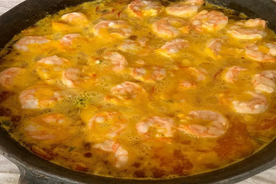 Moqueca de camarão