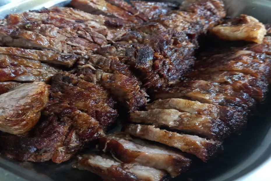 Carne Fraldinha Assada no Forno com Sal Grosso