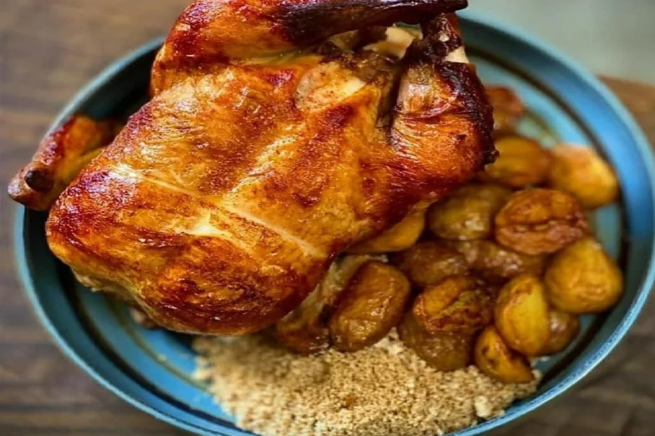 Receita de frango assado para o Natal